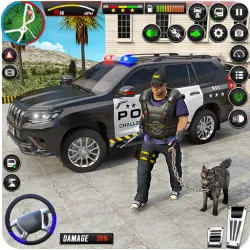 XWorld | policía auto conduciendo juego