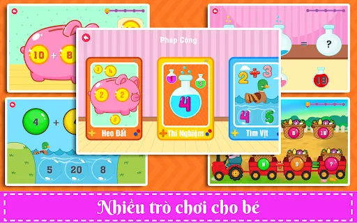 Bé Học Toán: Số Đếm, Cộng, Trừ | Games | XWorld