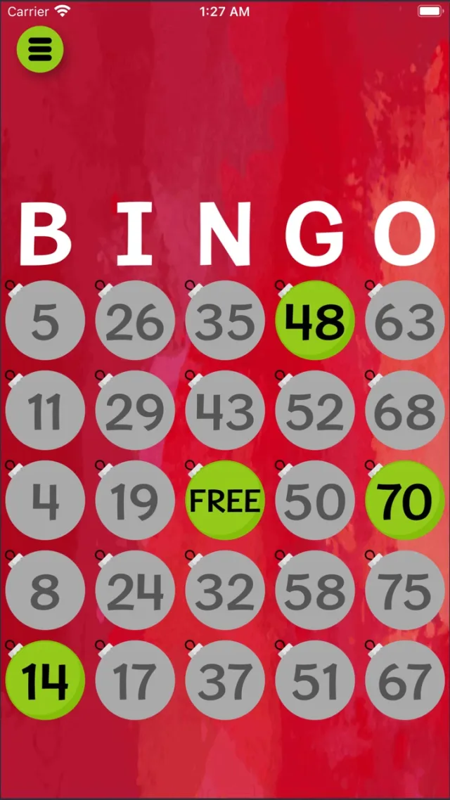 Bingo Card | Games | XWorld