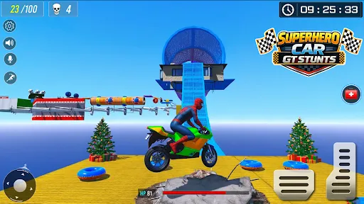 Superhero Car Stunt Mega Ramps | Игры | XWorld