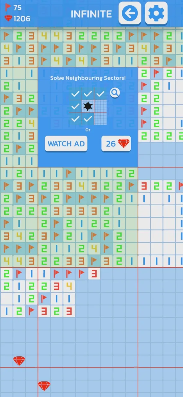 Infinite Minesweeper | 游戏 | XWorld