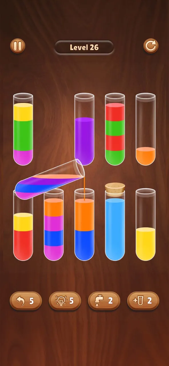 Color Water Sort Wooden Puzzle | Игры | XWorld