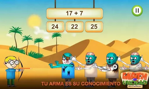 Juego de Matemática vs Undead | juego | XWorld