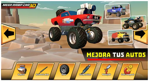 Mega Ramp Car | juego | XWorld