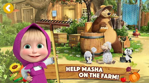 Masha and the Bear: Farm Games | Games | XWorld