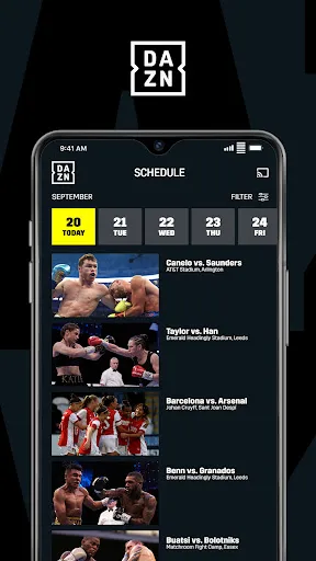 DAZN - Watch Live Sports | Games | XWorld
