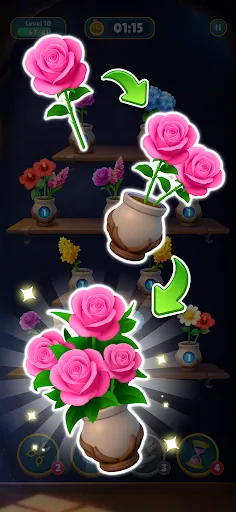 Magic Bloom Sort | Permainan | XWorld