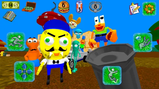 Sponge Neighbor Escape 3D | Игры | XWorld