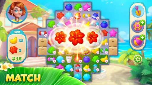 Hawaii Match-3 Mania: Design | เกม | XWorld