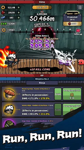 IDLE Fiery Ninja | Permainan | XWorld