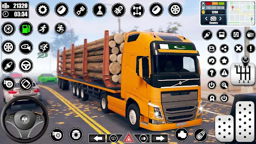 Log Transporter Truck Driving | Permainan | XWorld