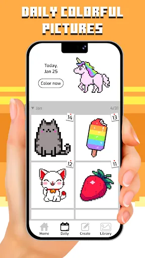 Pixel Paint: Color By Number | juego | XWorld