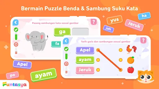 Belajar Membaca Anak TK PAUD | Permainan | XWorld