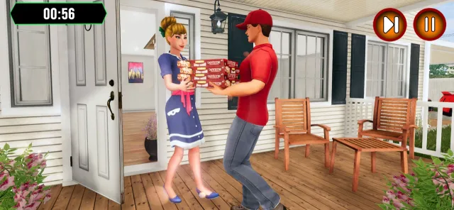 Boa pizza Comida Entrega Rapaz | Jogos | XWorld