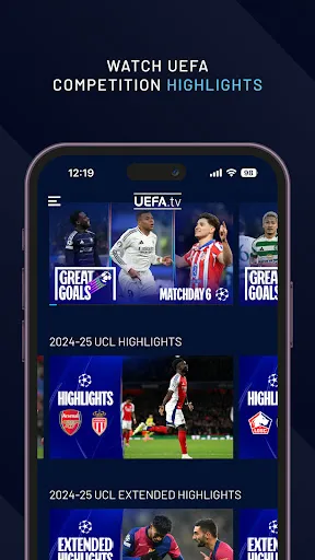 UEFA.tv | Permainan | XWorld