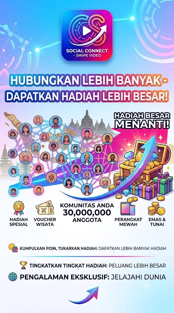 Multi-Step | Social Connect – Swipe Video | Permainan | XWorld
