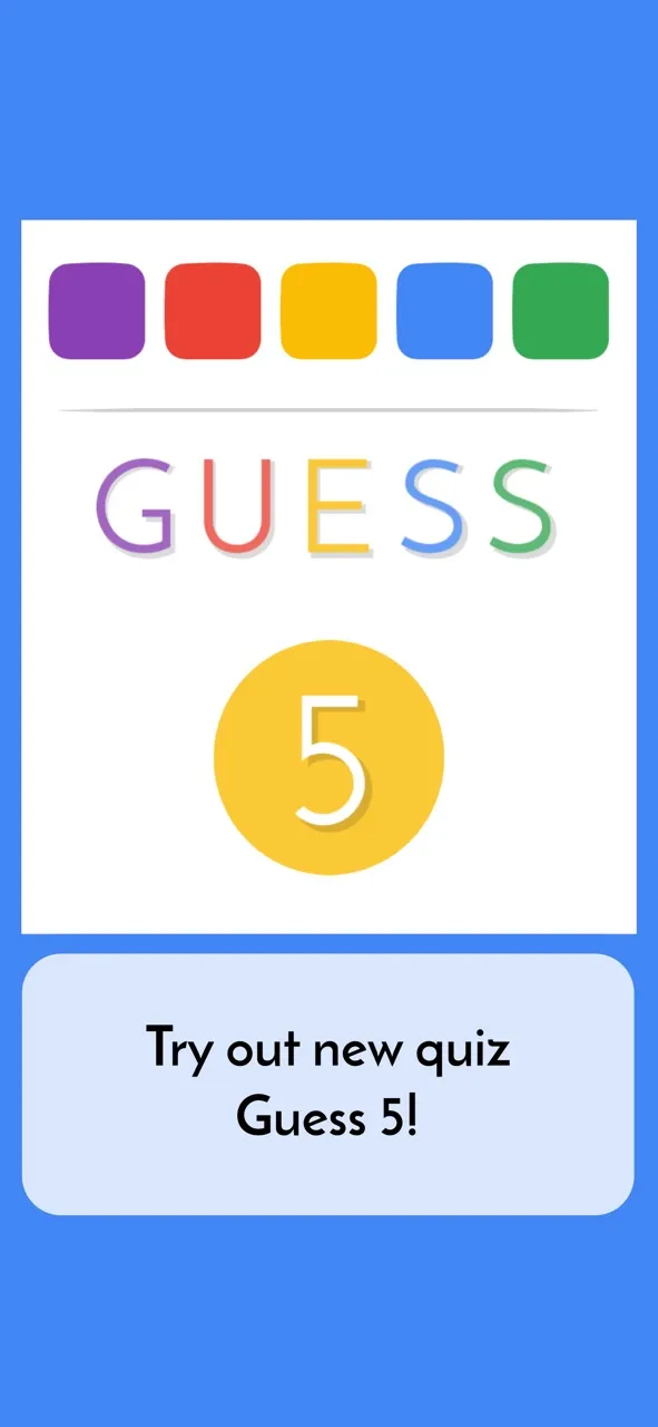 Guess 5 - Words Quiz | Games | XWorld