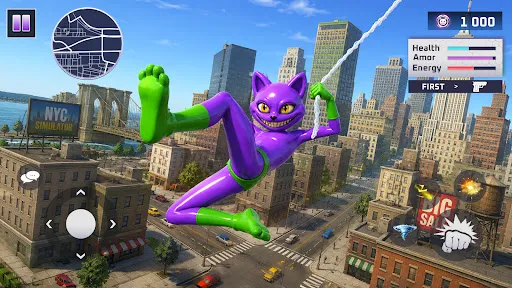 Huggy Rope Hero: City Crime | Permainan | XWorld