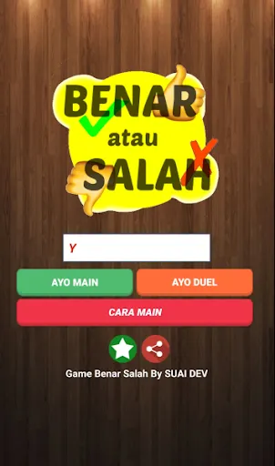Game Benar Salah Tebak Tebakan | Permainan | XWorld