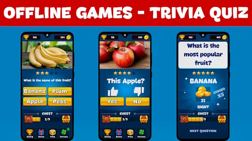 Trivia Quiz: Fun Offline Games | Games | XWorld