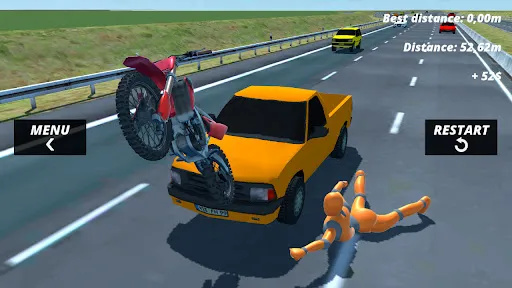 Motorcycle Ragdoll Fall | Игры | XWorld