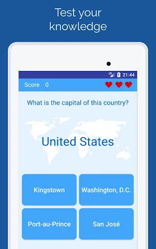 Capitals of the countries Quiz | Games | XWorld