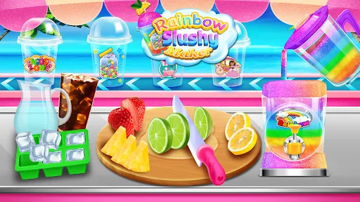 Rainbow Frozen Slushy Truck | Games | XWorld