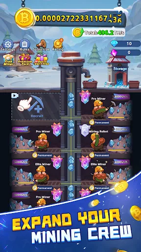 Bitcoin Miner -Frozen Treasure | Permainan | XWorld