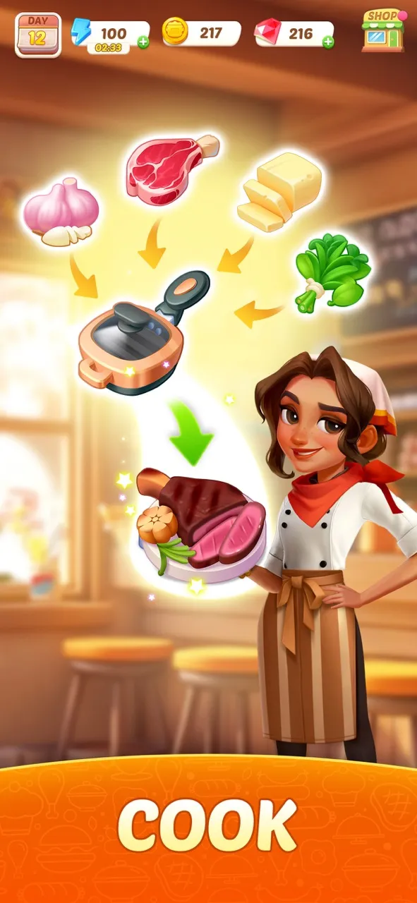 Flambé: Merge and Cook | Permainan | XWorld