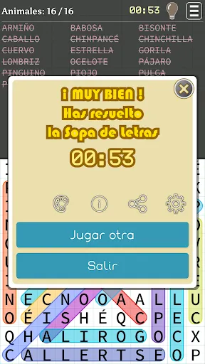 Sopa de letras - en español | juego | XWorld