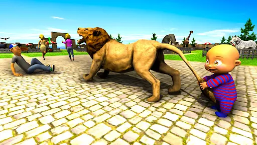 Naughty Baby 3D: Daddy Zoo Fun | 游戏 | XWorld
