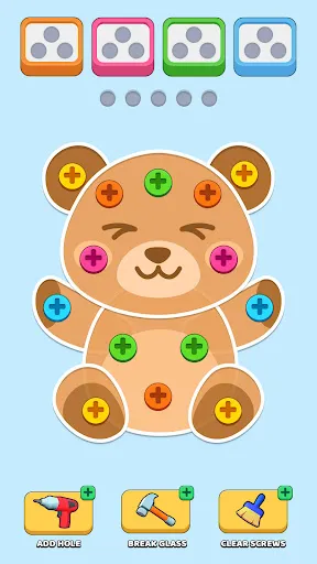 คลายหมุด: จัดเรียงสกรู | เกม | XWorld