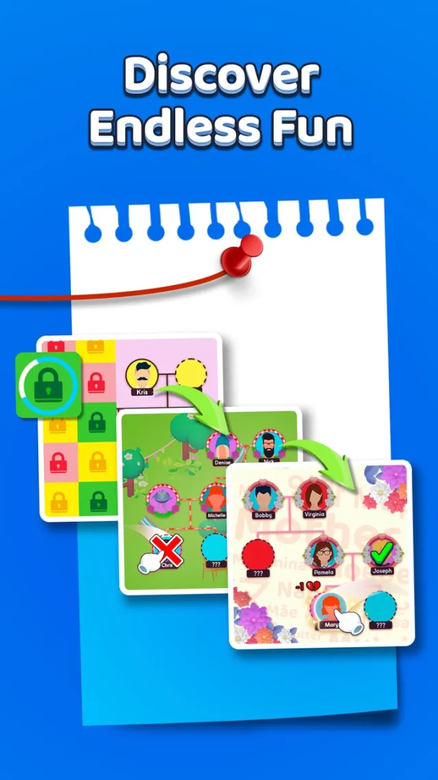 Family Tree! - Logic Puzzles | Games | XWorld