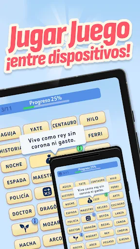 Puentes de Palabras Conexiones | juego | XWorld