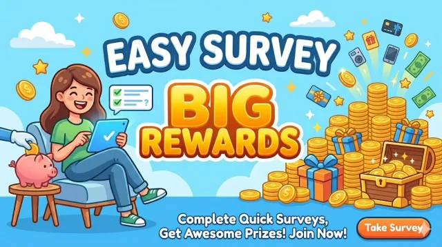 Easy Survey, Big Rewards | Permainan | XWorld