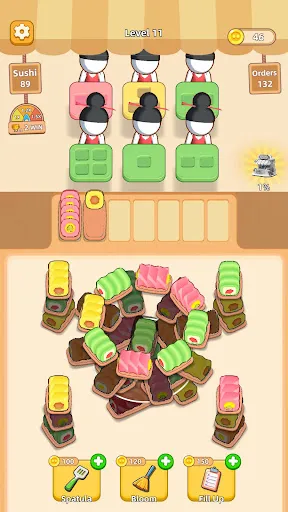 Sushi Sort | Jogos | XWorld