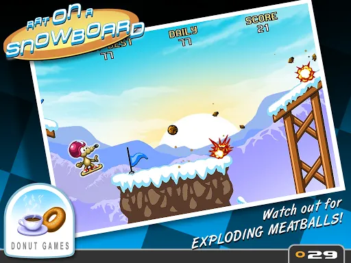 Rat On A Snowboard | Игры | XWorld