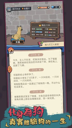 狗生模擬器 | Permainan | XWorld