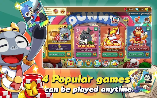 ดัมมี่ทุย Dummy & Toon Poker | Games | XWorld