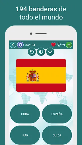 Quiz de Geografía - Banderas | juego | XWorld