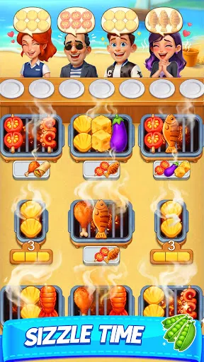 Grill Sizzle: Sorting Game | Permainan | XWorld
