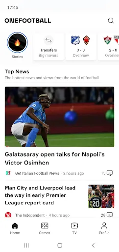 OneFootball Live Soccer scores | 游戏 | XWorld OneFootball Live Soccer scores | 游戏 | XWorld