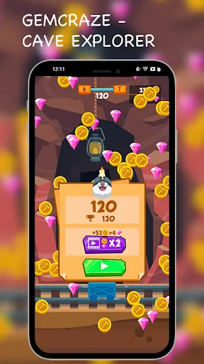 GemCraze - Cave Explorer | เกม | XWorld