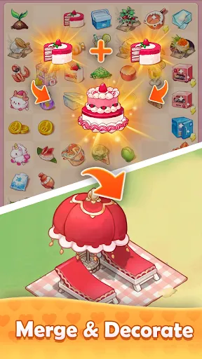 The cooking cake: merge game | เกม | XWorld