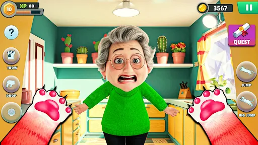 Angry Gran VS Naughty Cat Sim | Игры | XWorld