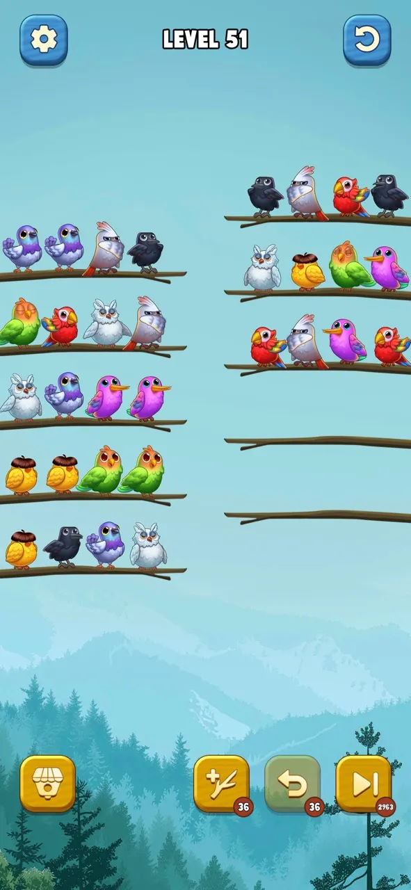 Jungle Bird Sort | 游戏 | XWorld