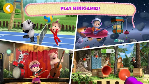 Masha and the Bear: My Friends | Games | XWorld