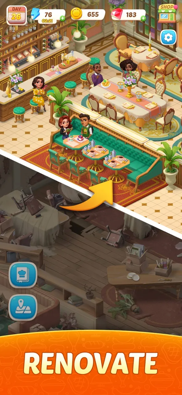 Flambé: Merge and Cook | Permainan | XWorld