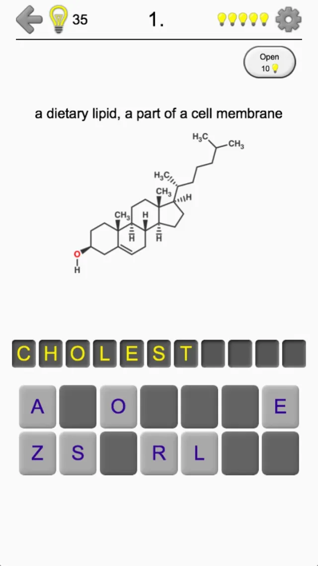 Steroids - Chemical Formulas | เกม | XWorld