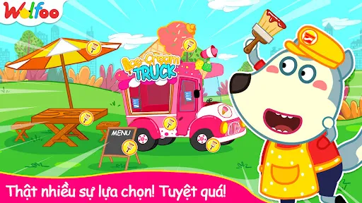 Xe Kem Của Wolfoo -Học Làm Kem | Games | XWorld Xe Kem Của Wolfoo -Học Làm Kem | Games | XWorld